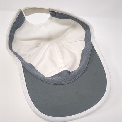 Adidas Aeroready Strapback Hat White One Size Adjustable 3 Stripes