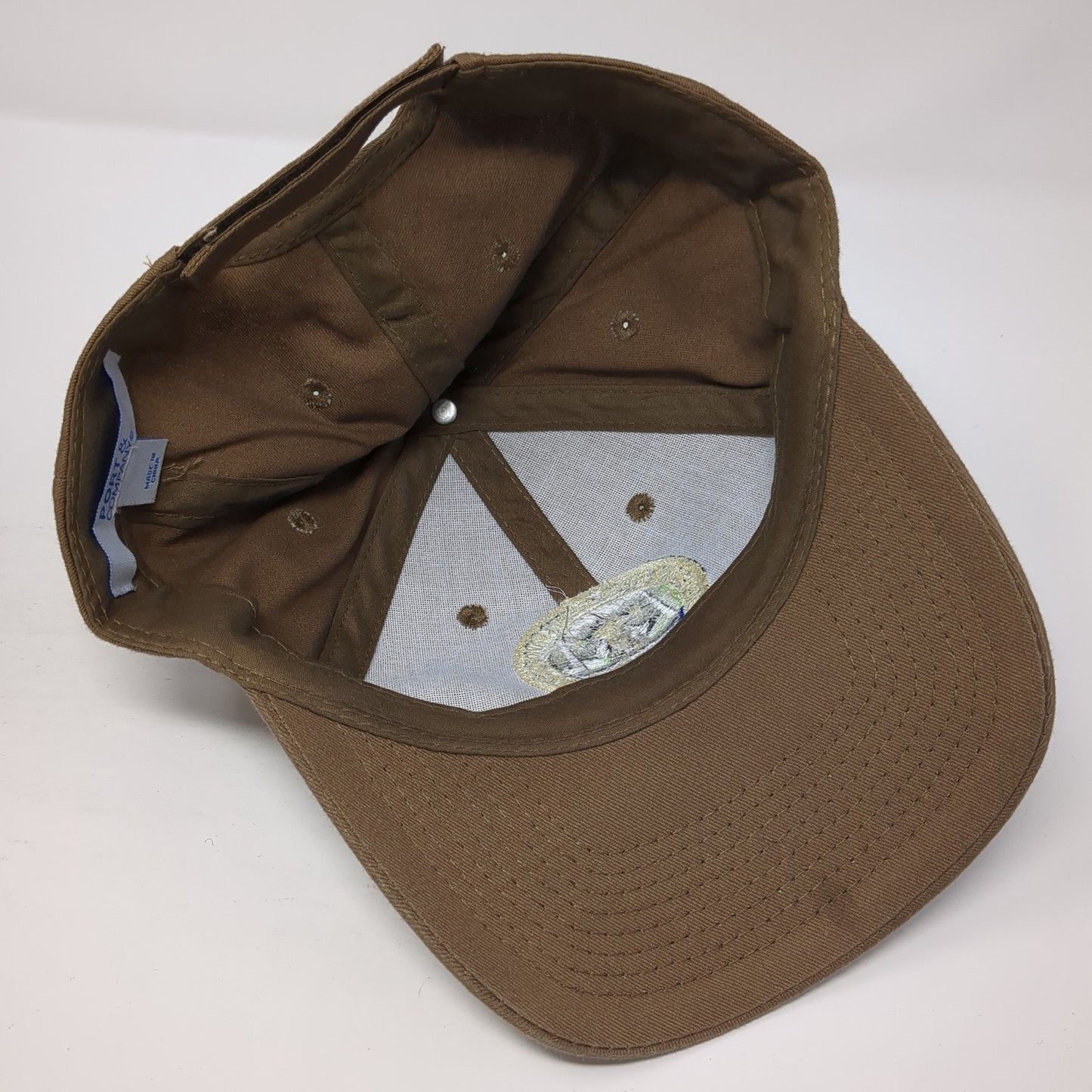 Task Force Seismic Baseball Cap Brown OS Adjustable Embroidered Port & Company