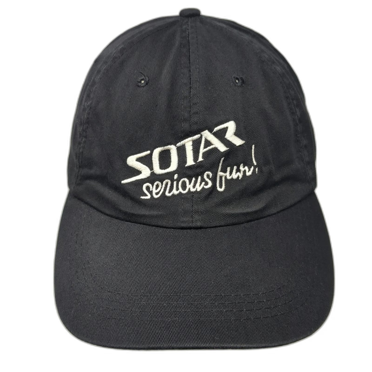 Ouray SOTAR Serious Fun Black Baseball Cap One Size Fitted Whitewater Raft Hat