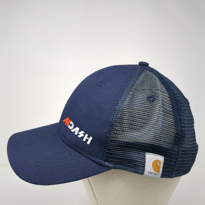 Carhartt Snapback Mesh Back Trucker Hat Blue One Size AiDash Adjustable