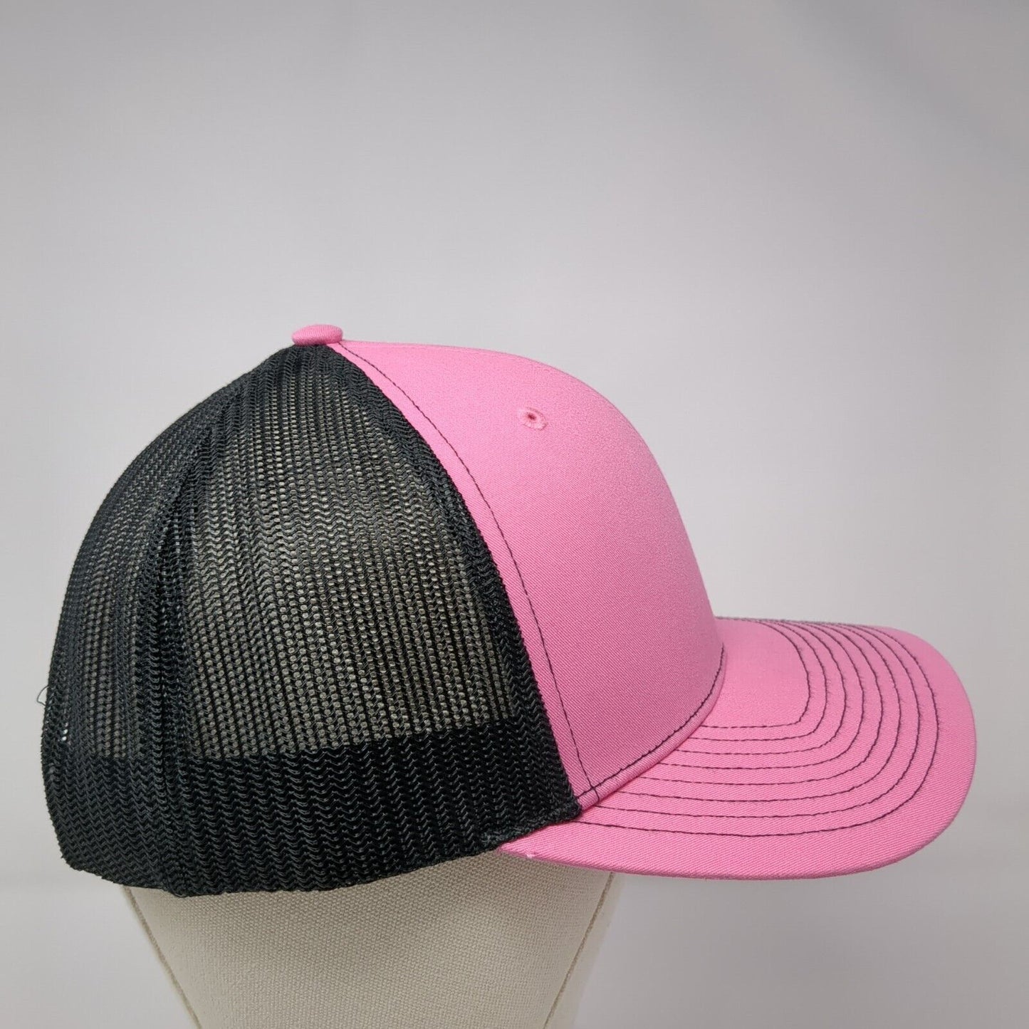 Mark 9:42 Snapback Trucker Hat Pink One Size Adjustable Mesh Back Richardson