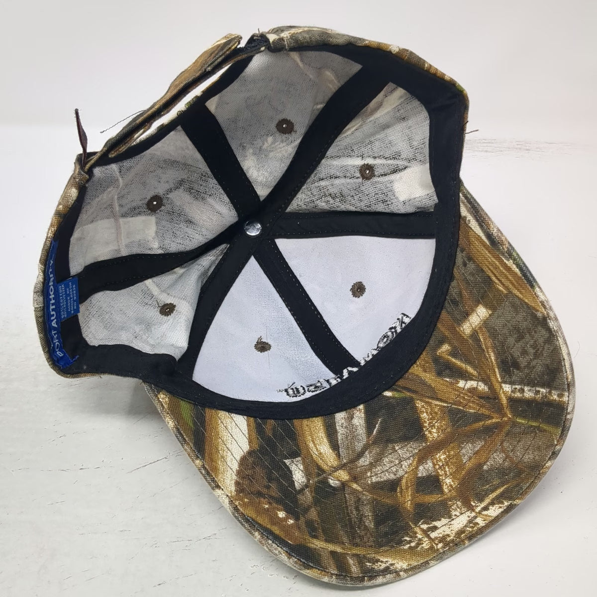 Port Authority Komatsu Baseball Cap Green One Size Camo Realtree Max Work Hat