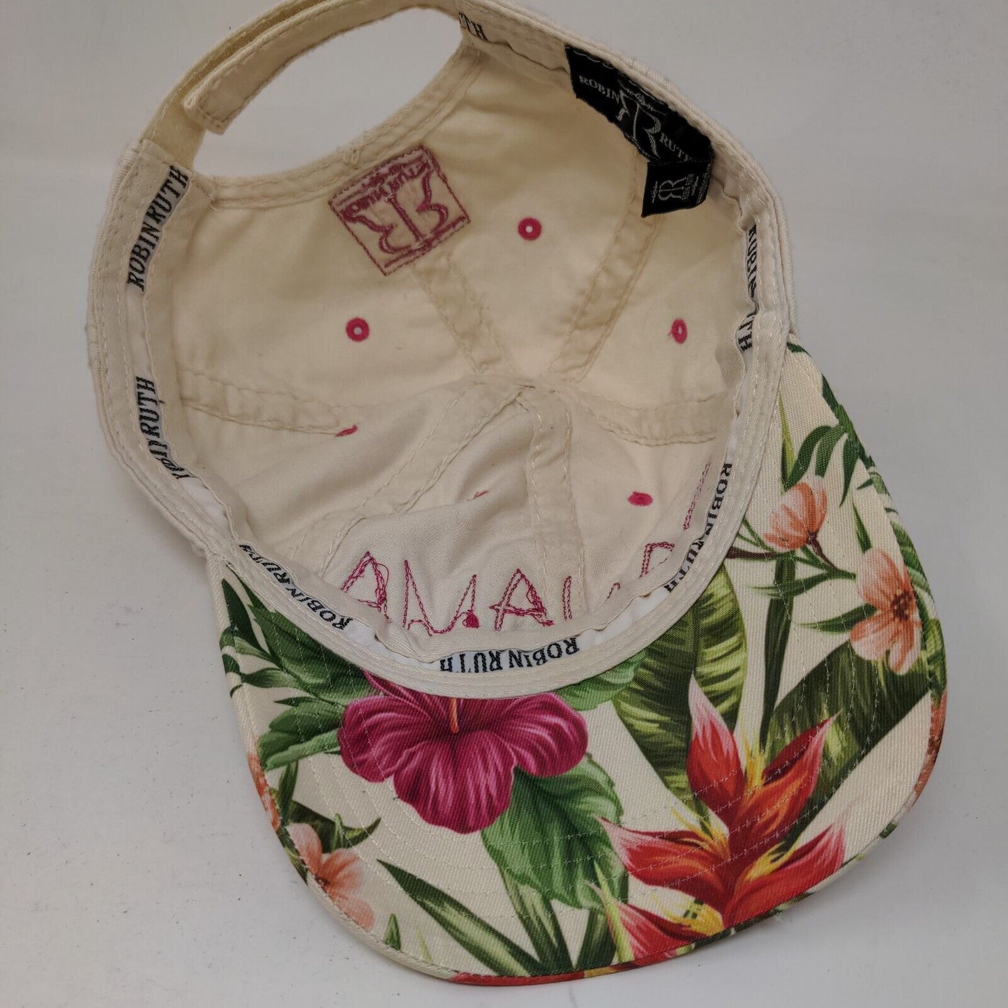 Panama Original Strapback Hat Multi One Size Floral Hawaiian Robin Ruth