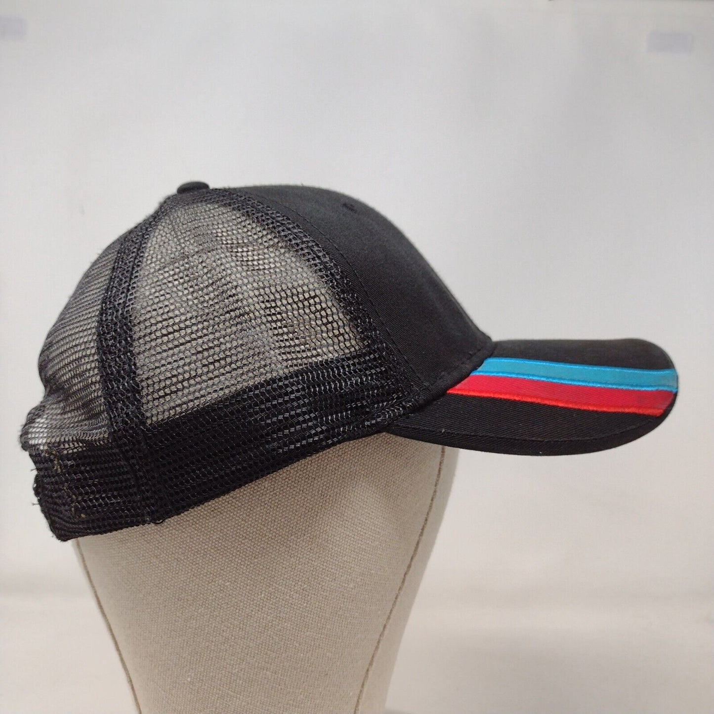 Valvoline Snapback Mesh Back Trucker Hat Black OSFA Adjustable 6 Panel
