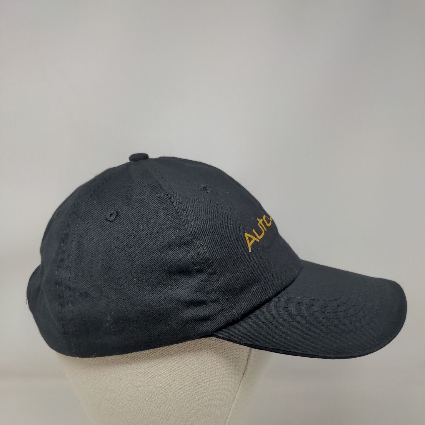AutoLoop Strapback Hat Black One Size Adjustable 6 Panel BIC Graphic