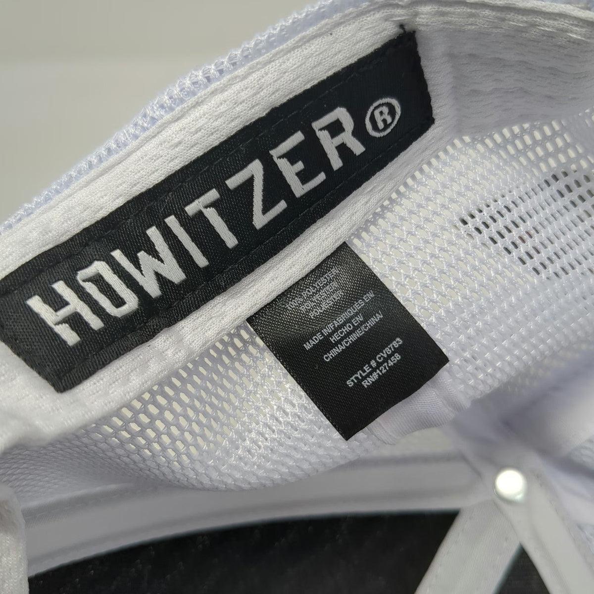 Howitzer Trucker Hat Gray One Size We the People Mesh Flat Brim Patriot MFG Hat