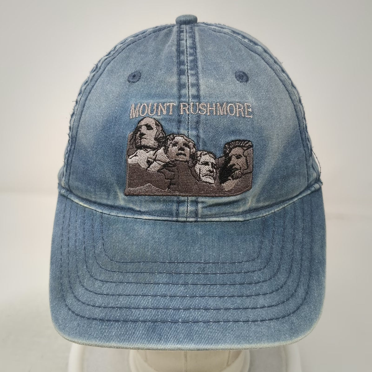 Triangle Sport Headwear Baseball Cap Blue One Size Mount Rushmore Slideback Hat