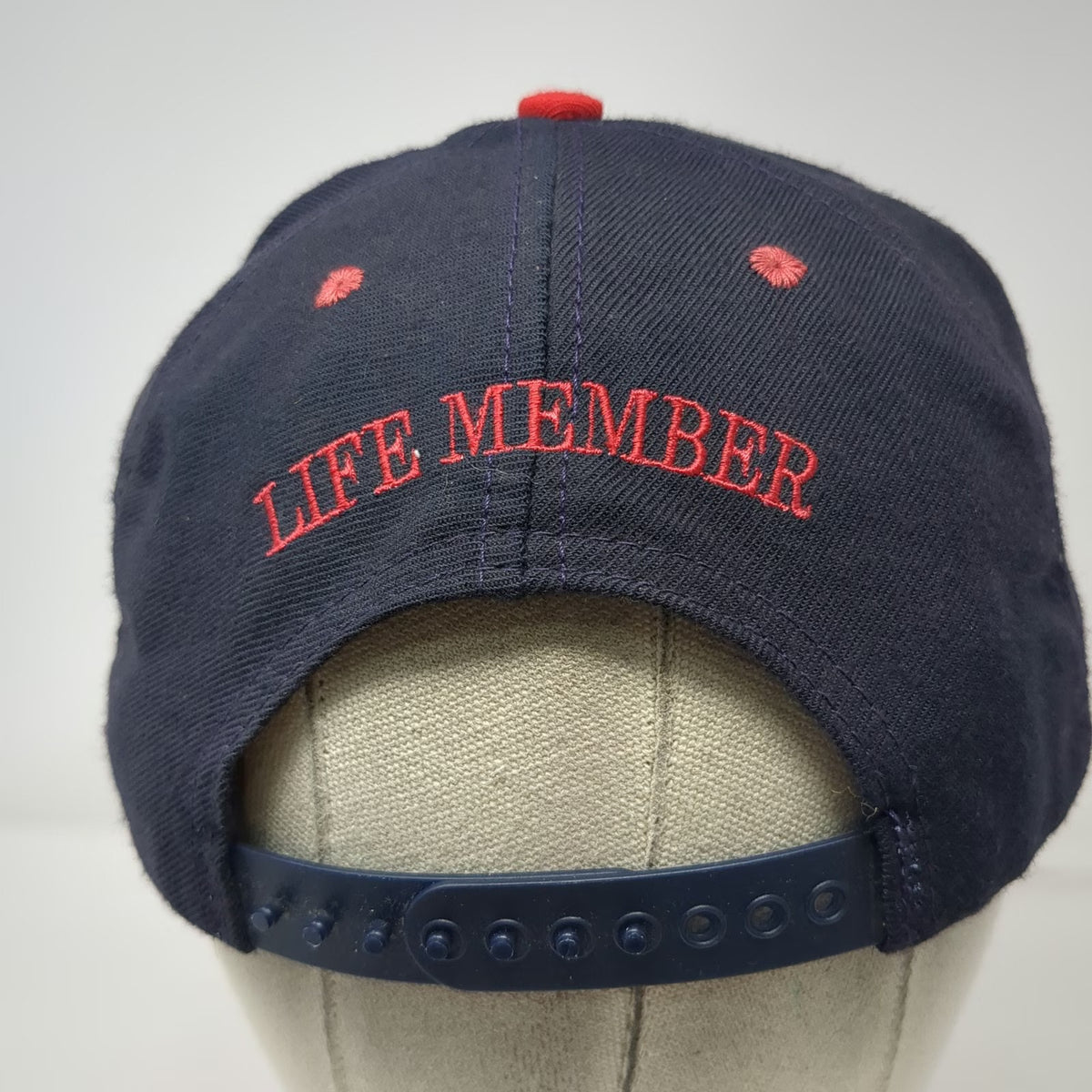 Getaway Sportswear Snapback Blue Hat One Size DAV Life Member Made in USA Flag