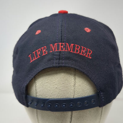 Getaway Sportswear Snapback Blue Hat One Size DAV Life Member Made in USA Flag