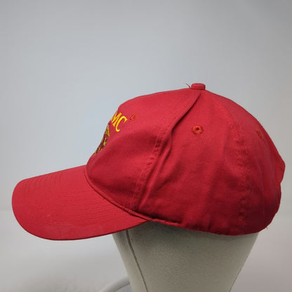 Nissun USMC Snapback Hat Red One Size Eagle Globe Anchor Embroidery Military