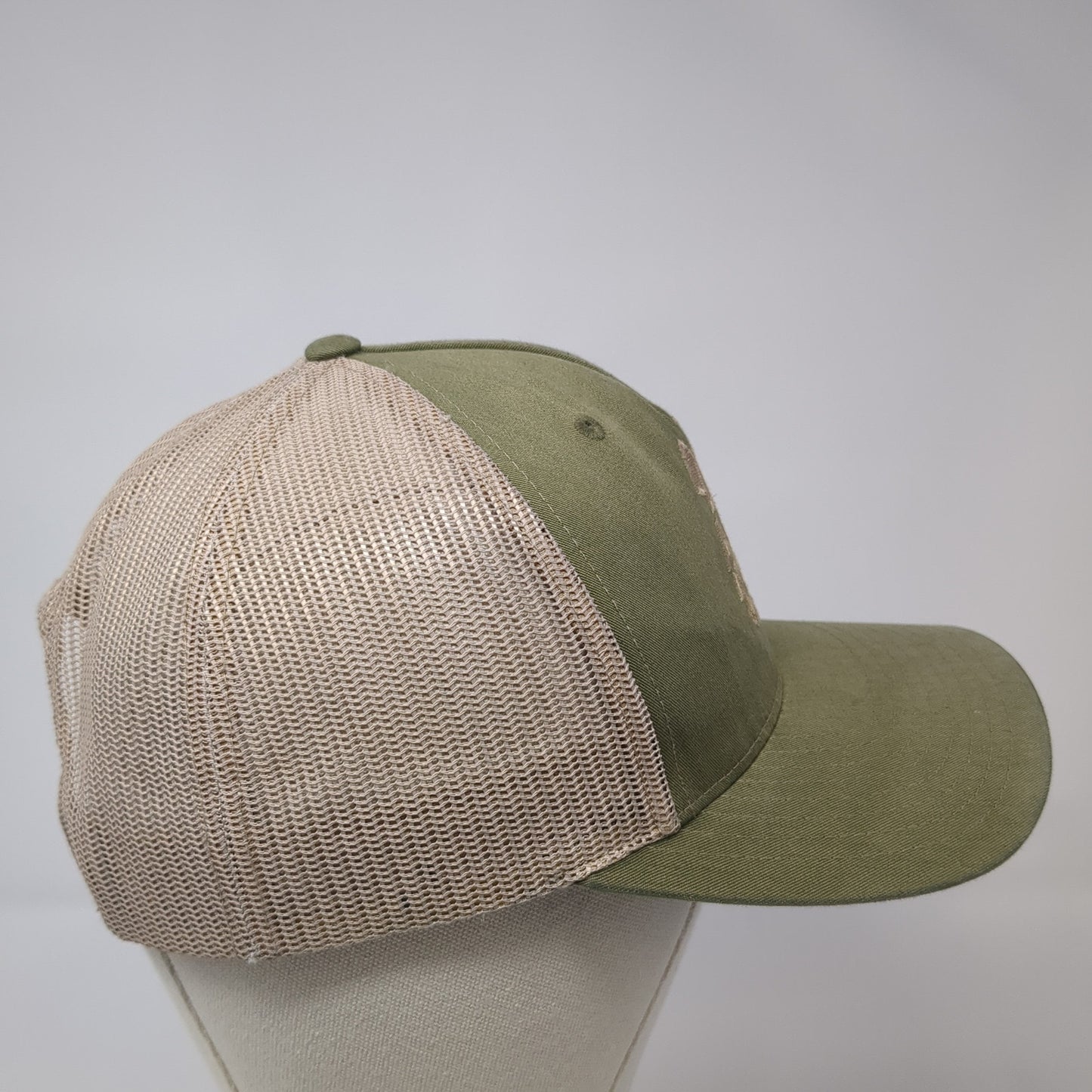 ALTCI Logo Snapback Trucker Hat Green One Size Mesh Back Richardson