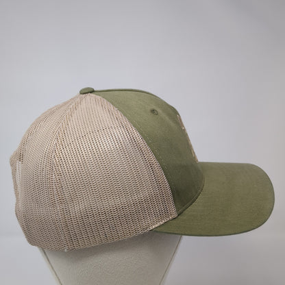 ALTCI Logo Snapback Trucker Hat Green One Size Mesh Back Richardson