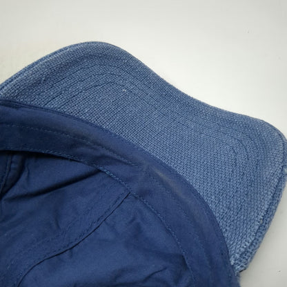 Lucky Brand Baseball Cap Blue One Size Woven Texture Slideback Adjustable Hat