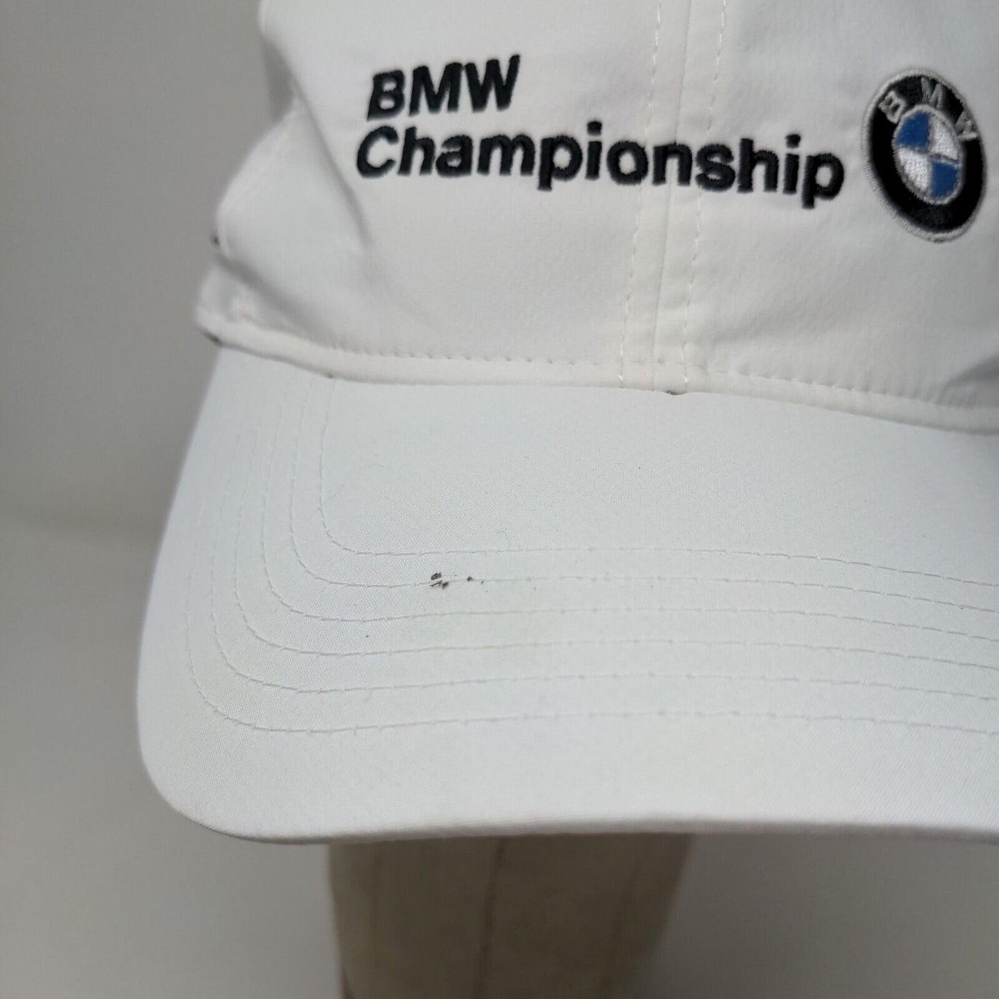 Ahead Men's Strapback Hat White BMW Championship Embroidered Logo