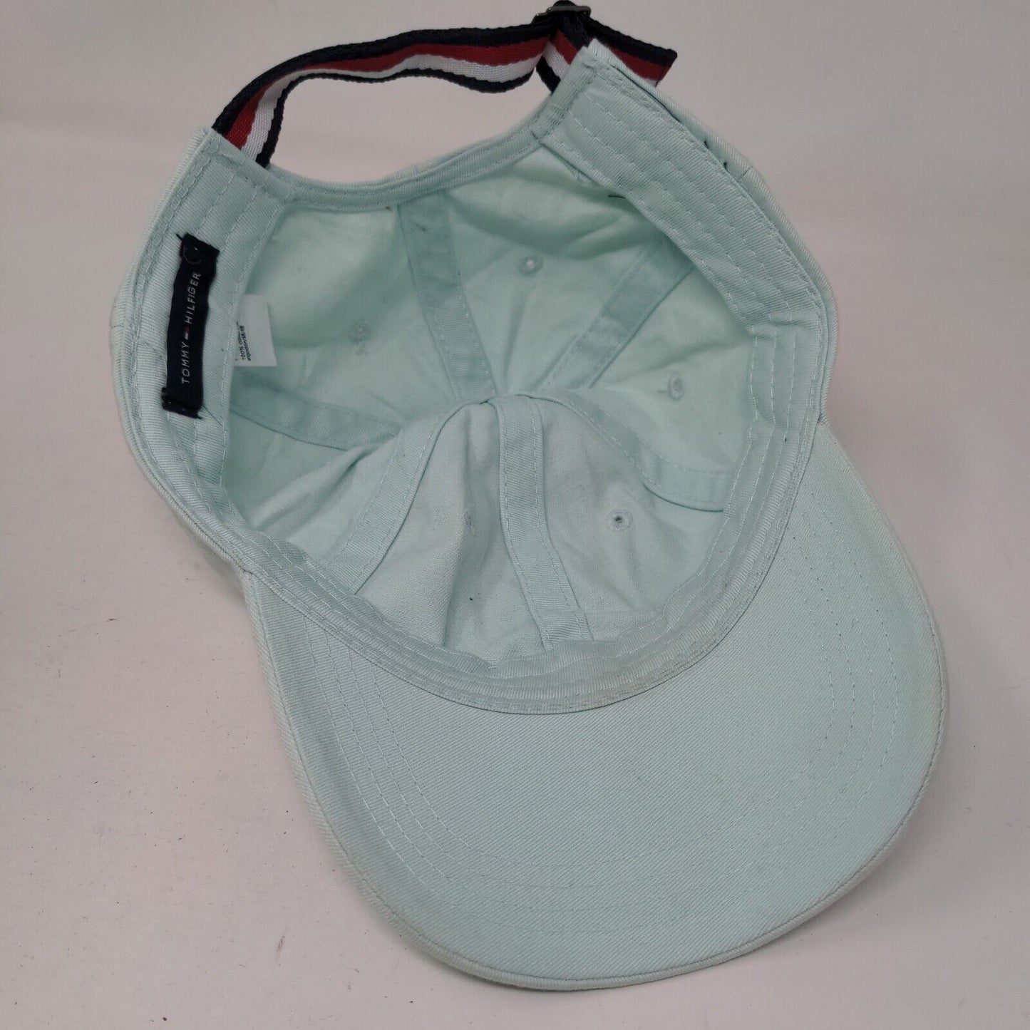 Tommy Hilfiger Slideback Hat Blue One Size Embroidered Logo Adjustable