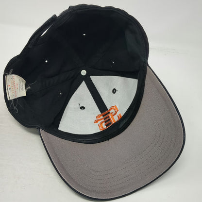 San Francisco Giants MLB T.E.I. Baseball Cap Black One Size Logo Gray Underbrim