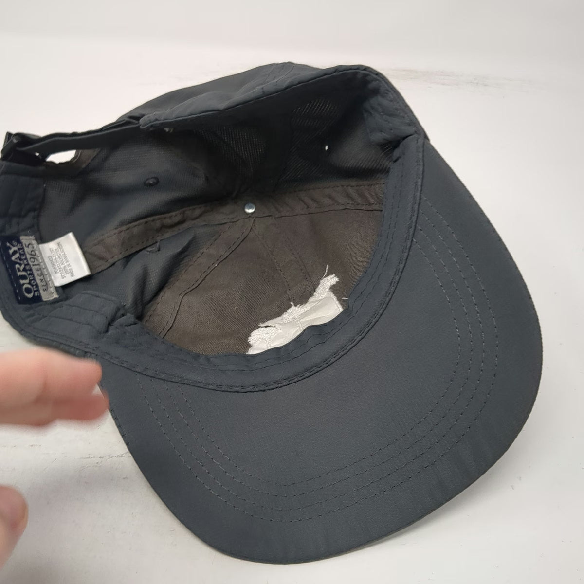 Ouray Sportswear Baseball Cap Gray One Size Union Hills Country Club Flag Hat