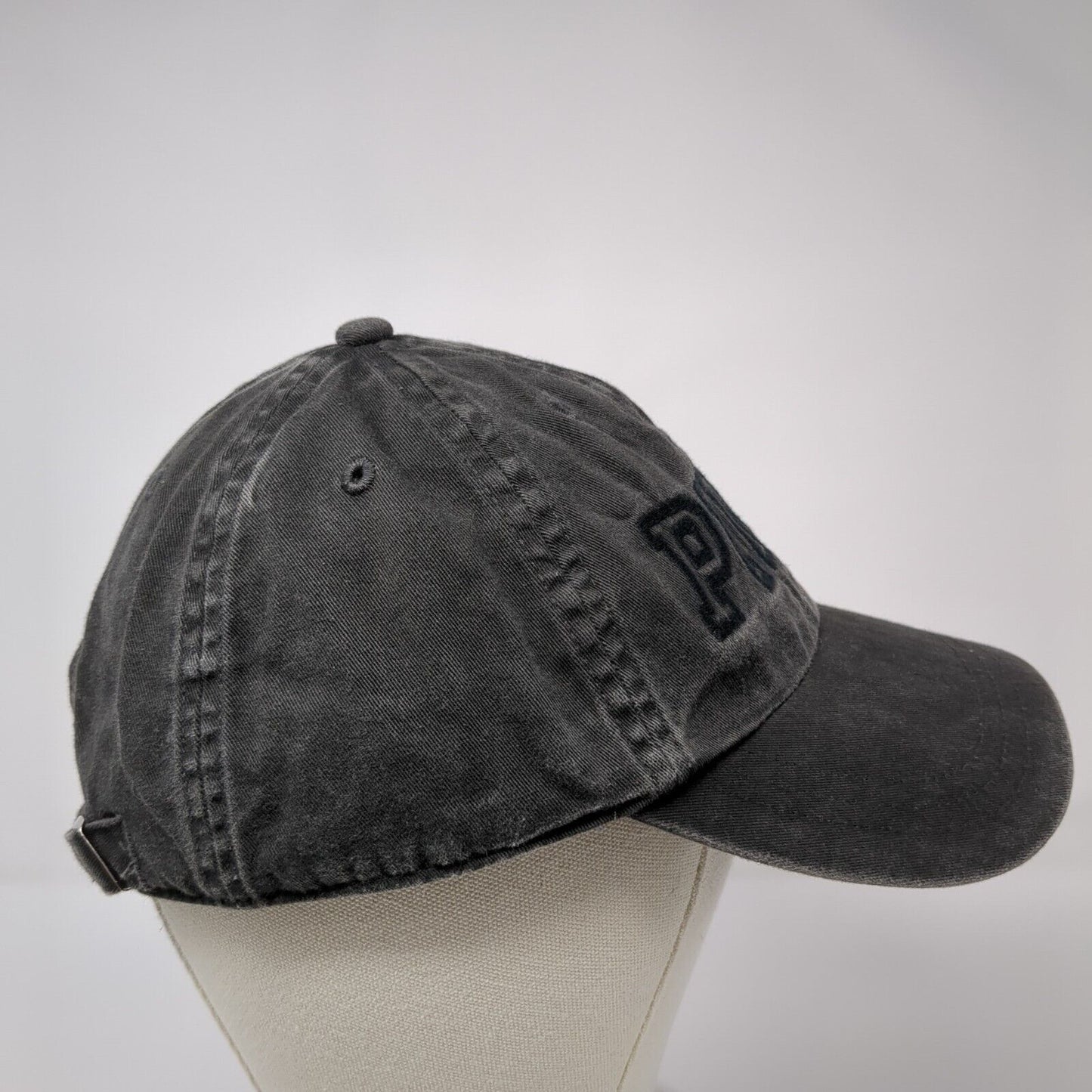 PINK Slideback Hat Black OS Adjustable Embroidered Victoria's Secret Cotton