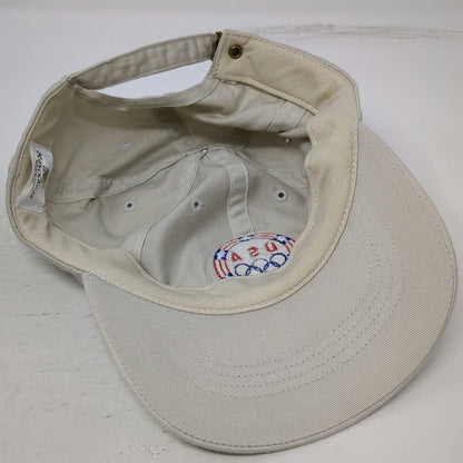 K-Products Baseball Cap Beige One Size Olympic USA Rings Team 2008 Hat