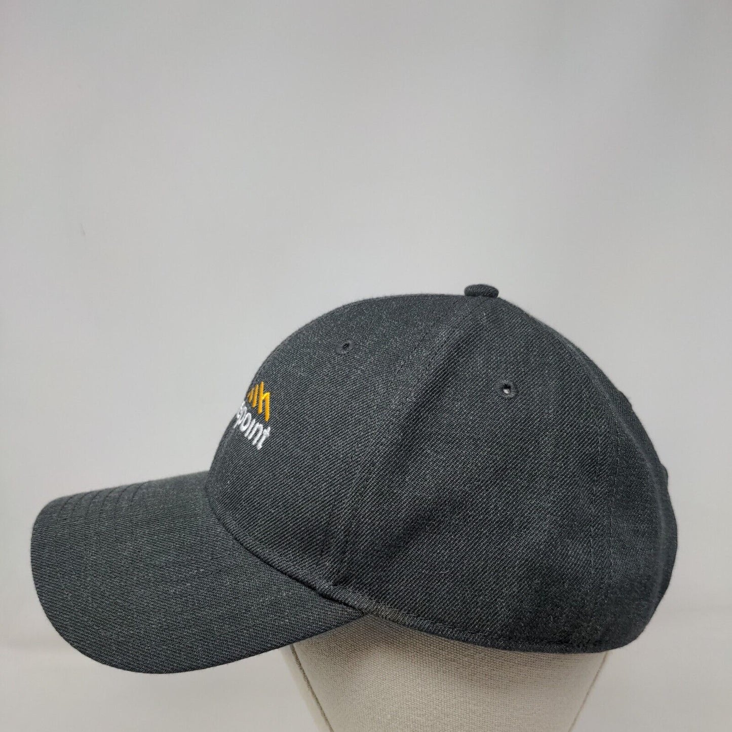 Cradlepoint Snapback Hat Gray OSFM Adjustable Vented Holes 6 Panel Otto