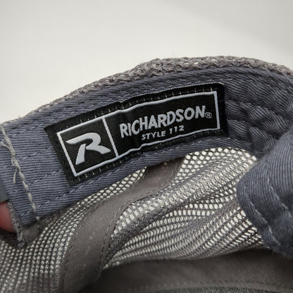 CAT Western States Equipment Snapback Trucker Hat Gray One Size Mesh Back