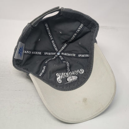 H3 Sportgear Sportsman's Warehouse Gray One Size Baseball Cap Strapback Hat Fish