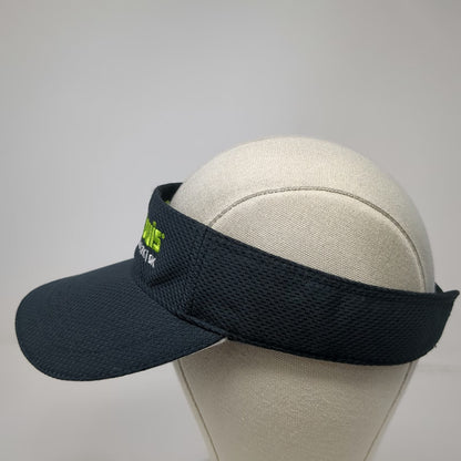 Headgear Visor Black One Size GO! St. Louis Marathon 26.2 13.1 Running Mesh Hat