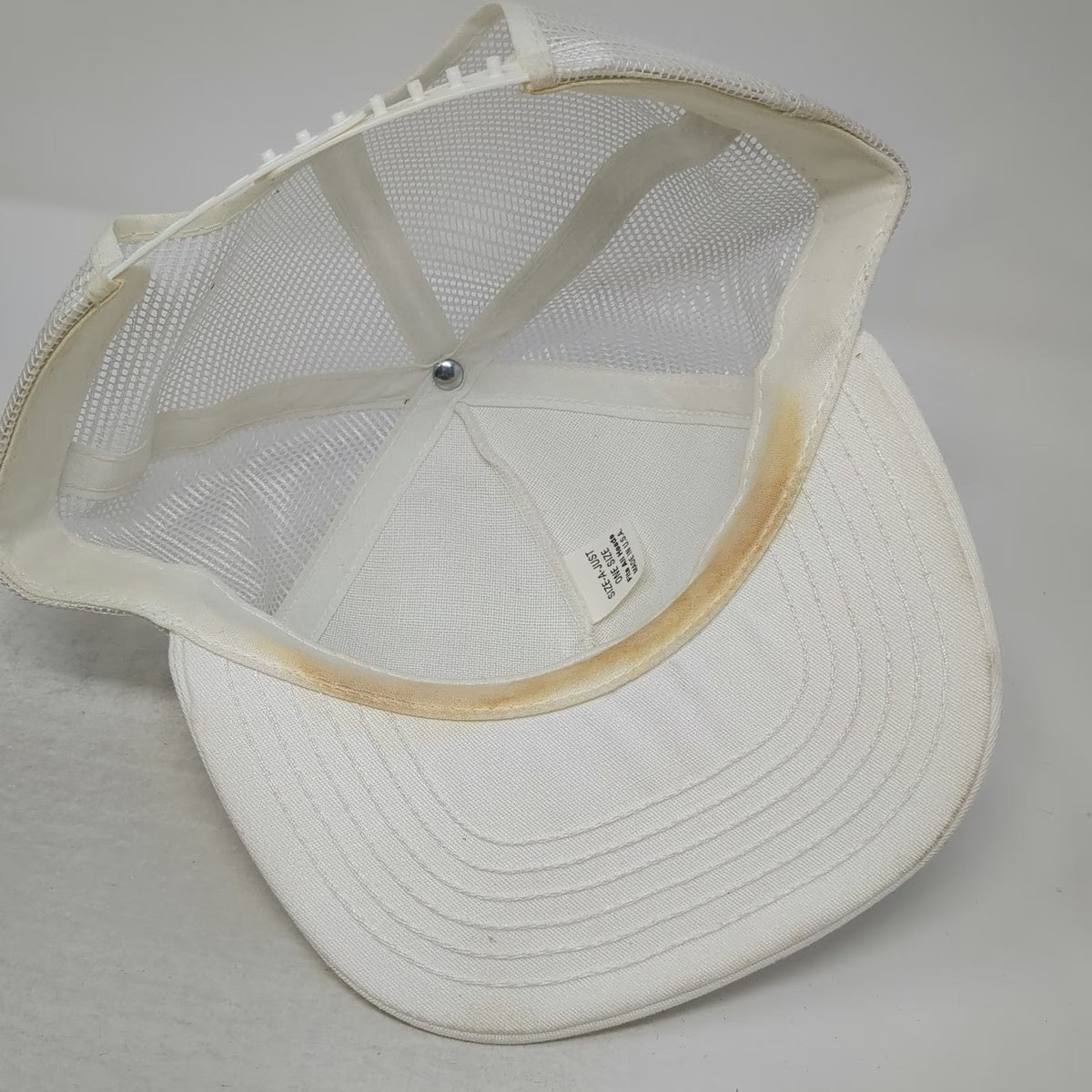 John Deere 8000 Series Tractors 1994 Power White Trucker Hat One Size USA