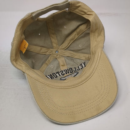 Lucky 7 Baseball Cap Beige One Size Yellowstone National Park Strapback hat 1872