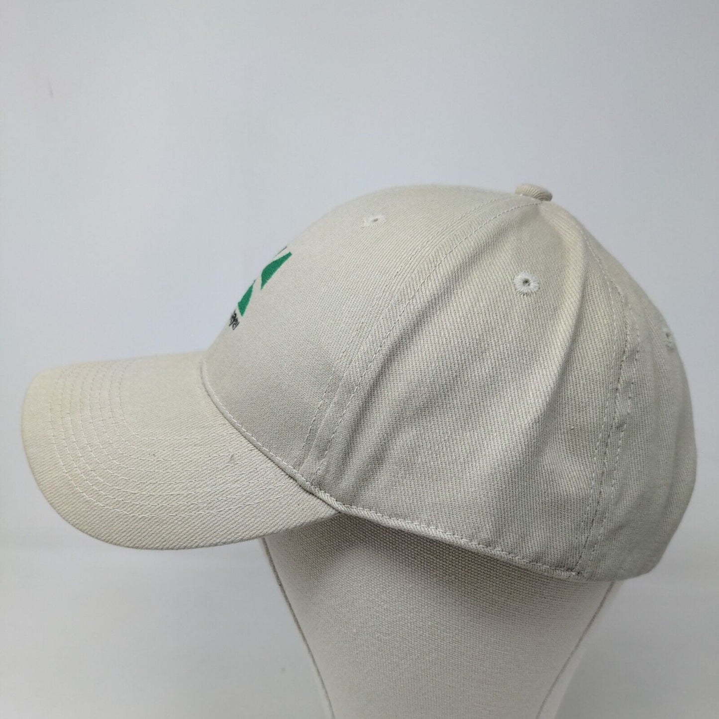 Kellermeyer Men's Strapback Hat Tan Size A Embroidered Logo Adjustable