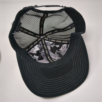 Mission43 Snapback Mesh Back Trucker Hat Black OSFM Colorblock