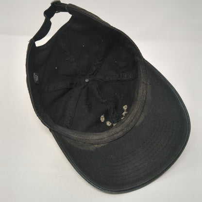 Chicago Slideback Hat Black One Size Adjustable Embroidered 6 Panel