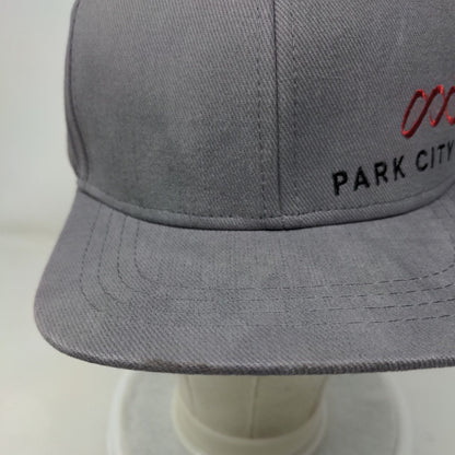 Park City Pepsi Slideback Hat Gray One Size Embroidered Adjustable