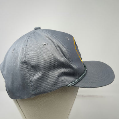 Mountaintop Marketing Snapback Gray Idaho Fish Game Wildlife Rope Hat Vintage