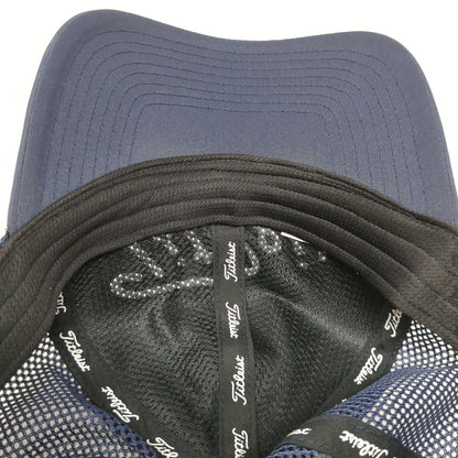 Titleist Snapback Trucker Hat Blue One Size Mesh Back Solid Adjustable