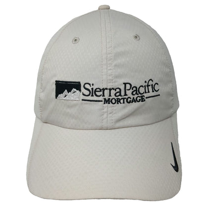 Nike Baseball Cap Beige One Size Sierra Pacific Mortgage Swoosh Strapback Hat