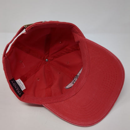 Est. 1971 Slideback Hat Red One Size Adjustable Embroidered Trendy