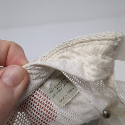 Richardson Snapback Trucker Hat Blue One Size Embroidered Logo Mesh Back