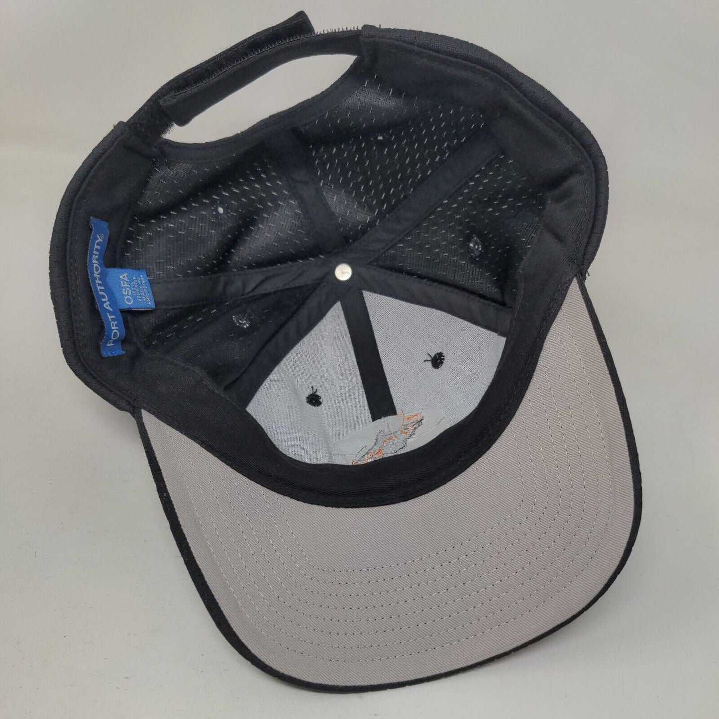 VCGHC Strapback Hat Black OSFA Embroidered Adjustable Port Authority