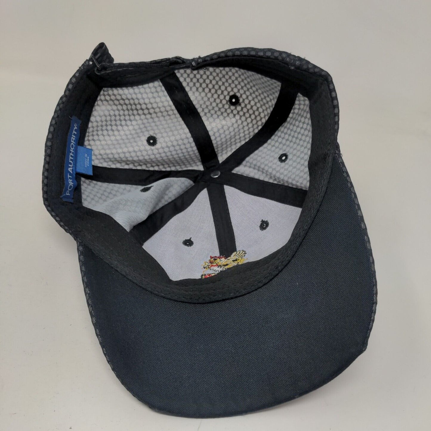 PDQ Chicken Strapback Hat Black One Size Embroidered Port Authority