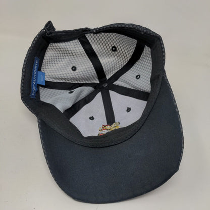 PDQ Chicken Strapback Hat Black One Size Embroidered Port Authority