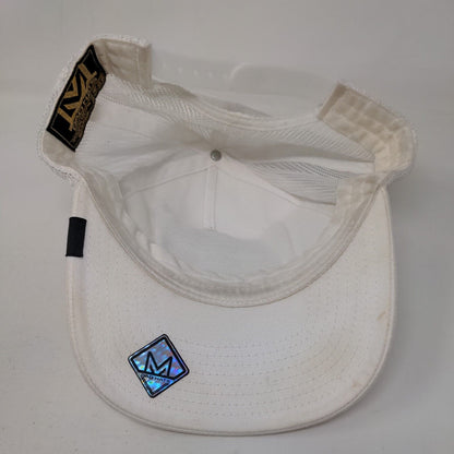Queen Bee Snapback Trucker Hat White Embroidered Mesh Back 6 Panel Dad Hats