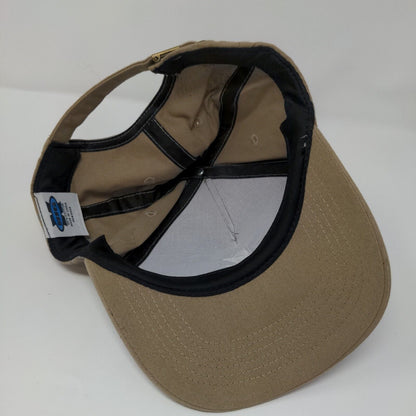 Big X Slideback Hat Tan OSFA Adjustable Embroidered Logo Vent Holes