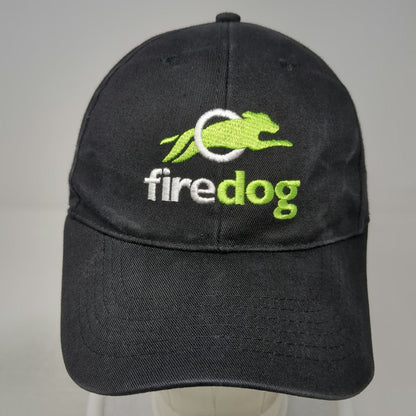 Target Marketing Firedog Logo Black Baseball Cap One Size Strapback Cotton Hat