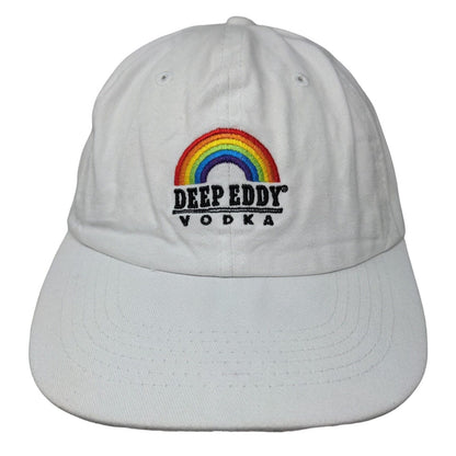 Deep Eddy Vodka Pride Rainbow Slideback Hat White One Size Embroidered