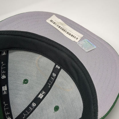 Green Bay Packers NFL New Era Snapback Hat Green One Size 9FIFTY Gray Undervisor
