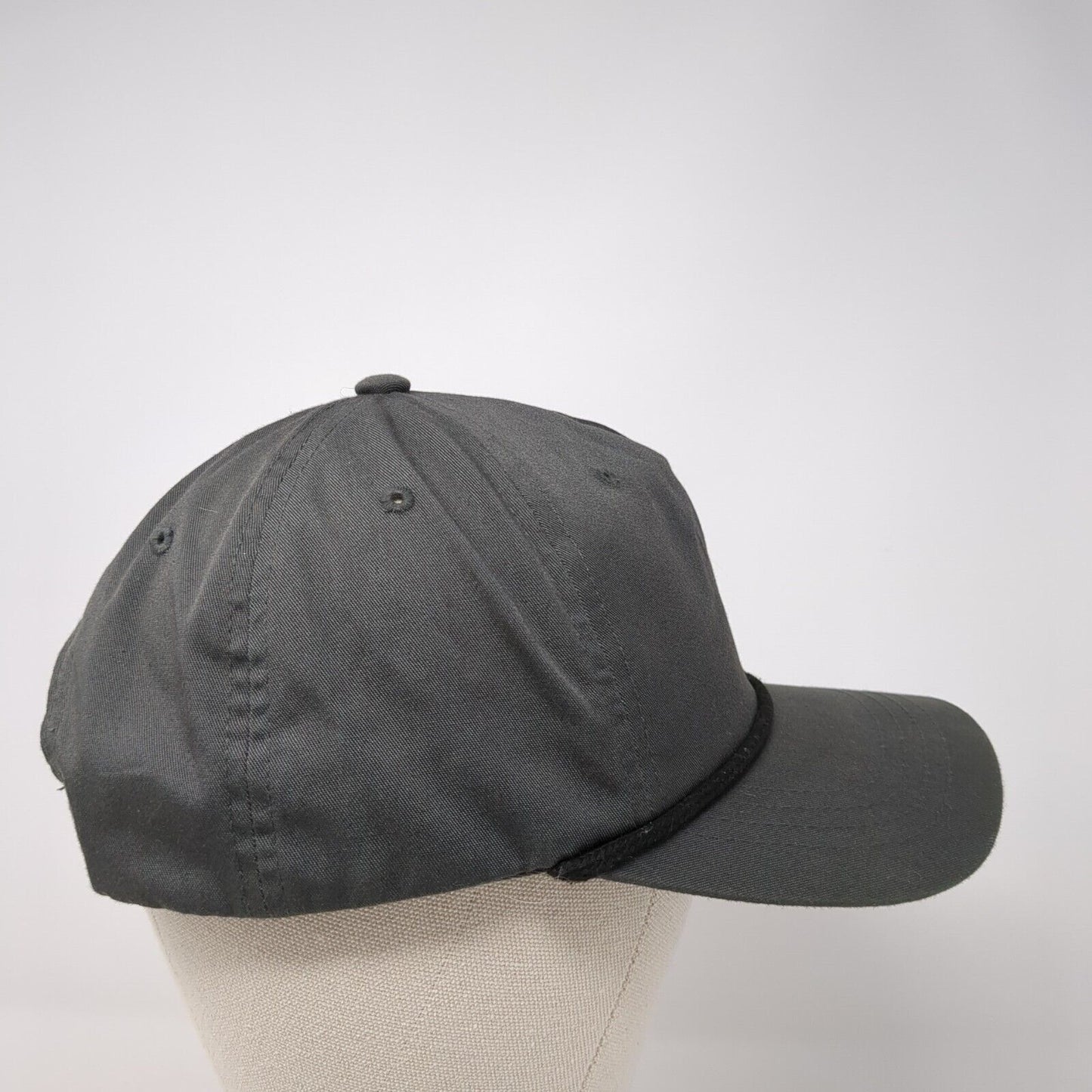 FOG Friends Of Golf Snapback Rope Hat Gray One Size Solid Embroidered