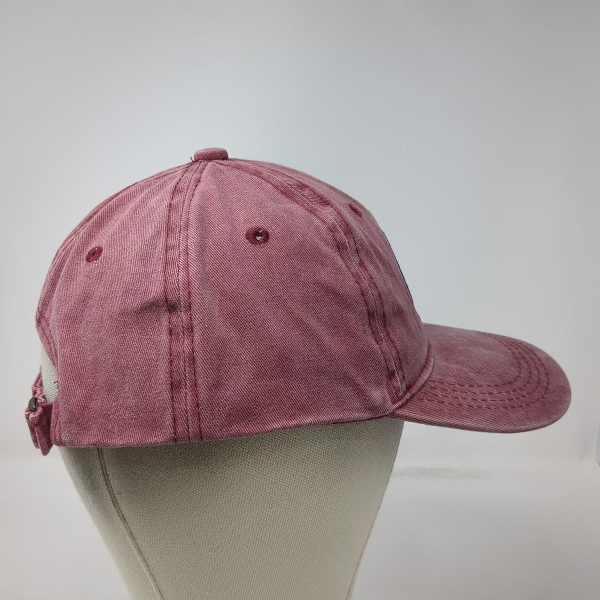 InAir NASA Logo Red Baseball Cap One Size Slideback Cotton Unstructured Hat