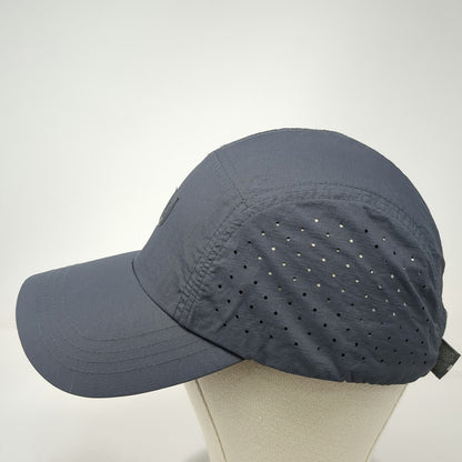 Northyard 5 Panel Hat Gray One Size Strapback Polyester Laser Cut Performance