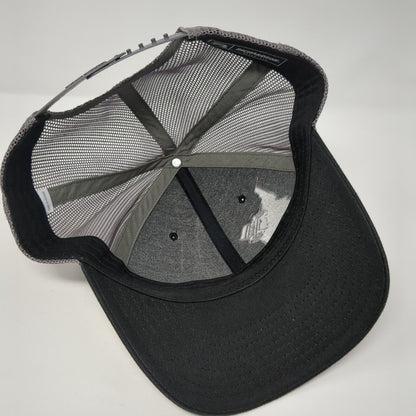 Idaho Snapback Mesh Back Trucker Hat Black One Size Richardson 6 Panel